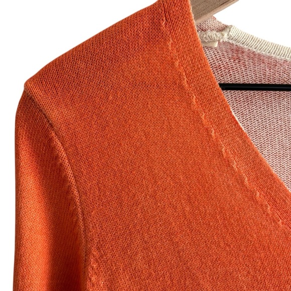 BiBA Bamboo Blend V-Neck Butterfly Knit Sweater Women’s Size 1/ EU 36/Small - Picture 7 of 17